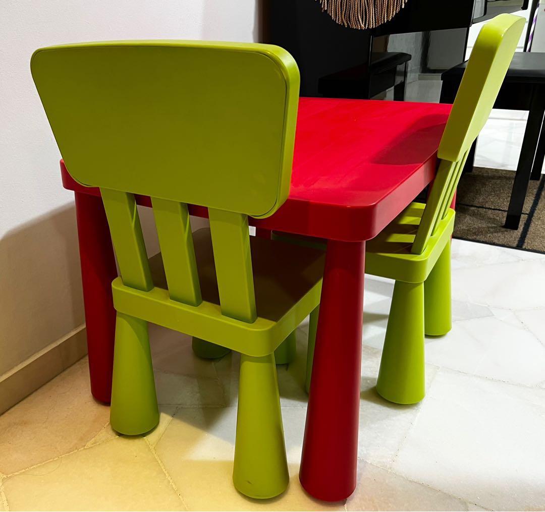 IKEA chairs and tables, Babies & Kids, Baby Nursery & Kids Furniture