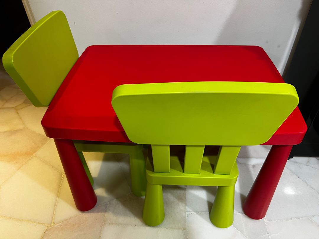 IKEA chairs and tables, Babies & Kids, Baby Nursery & Kids Furniture