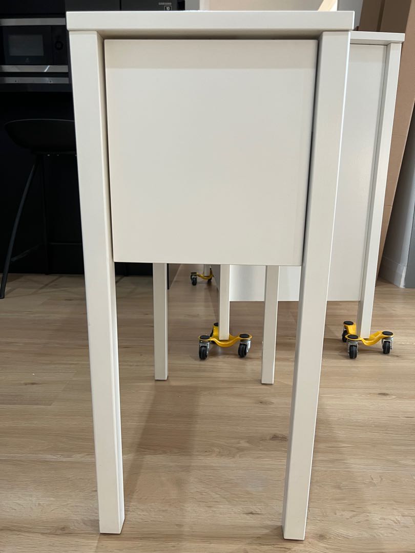 IKEA NORDLI Bedside table w wireless charging, Furniture & Home Living
