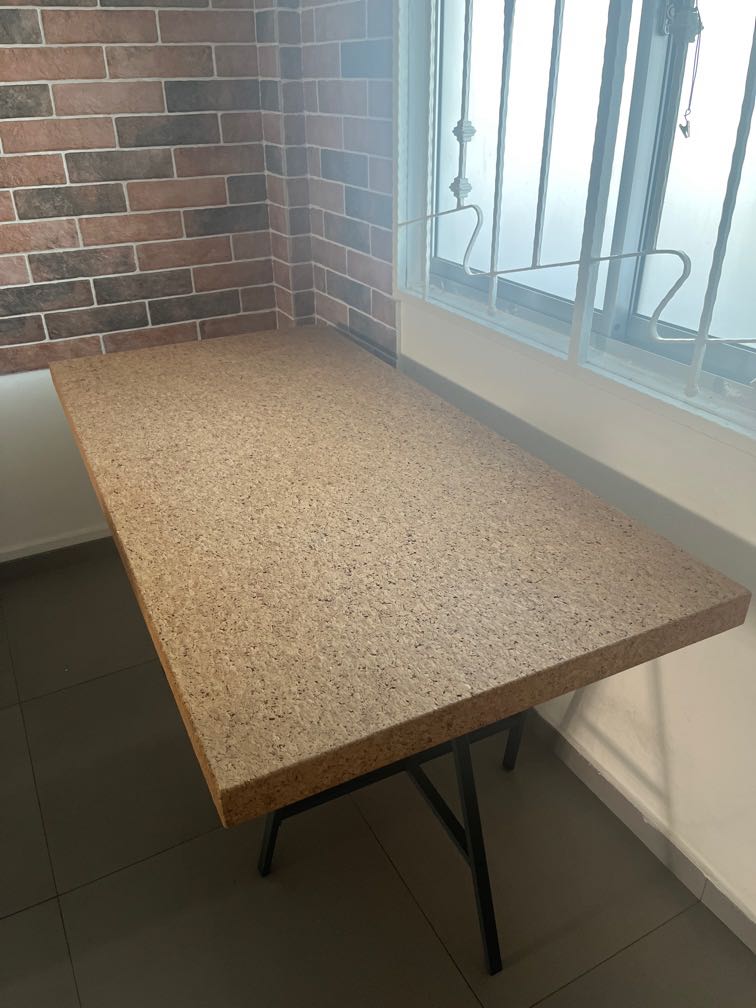 IKEA SINNERLIG Cork Dining Table, Furniture & Home Living, Furniture