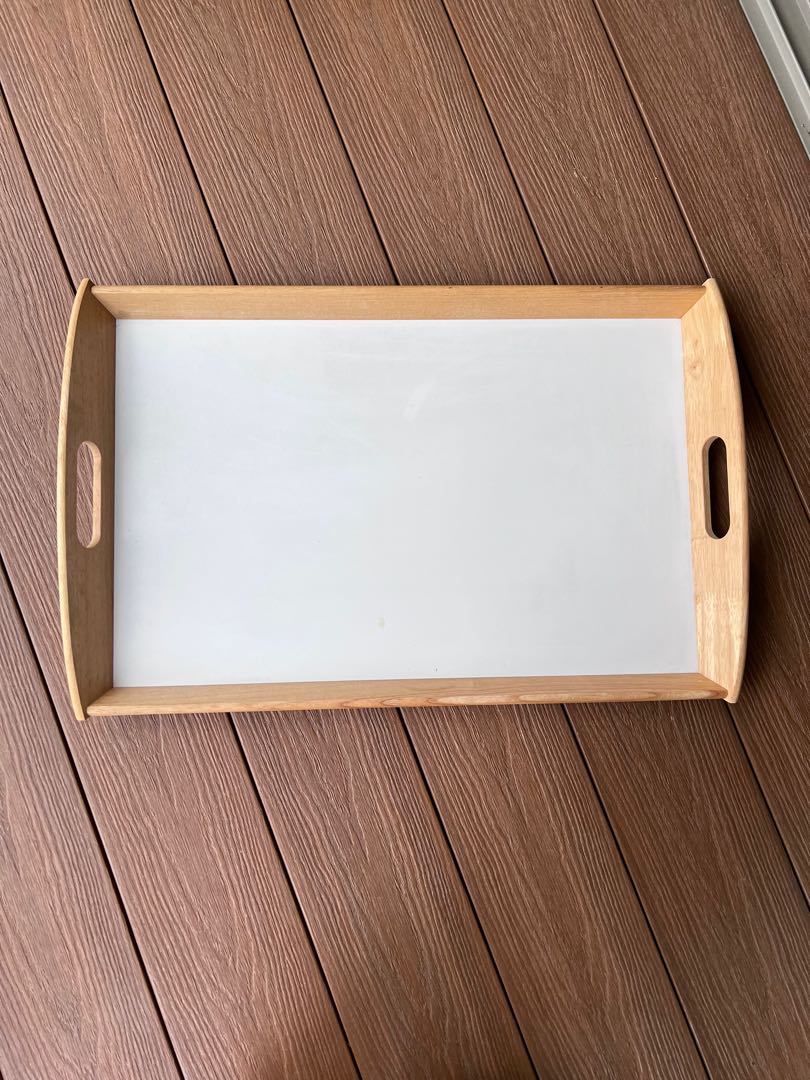 Ikea Wooden Serving Tray, Furniture & Home Living, Kitchenware