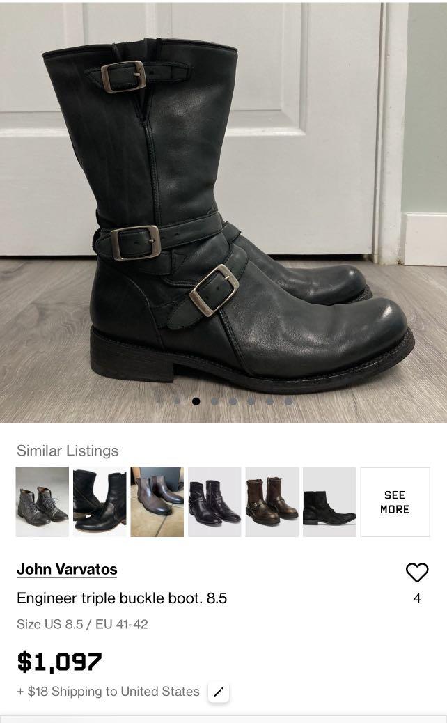 John Varvatos Engineer receptacle Triple buckle