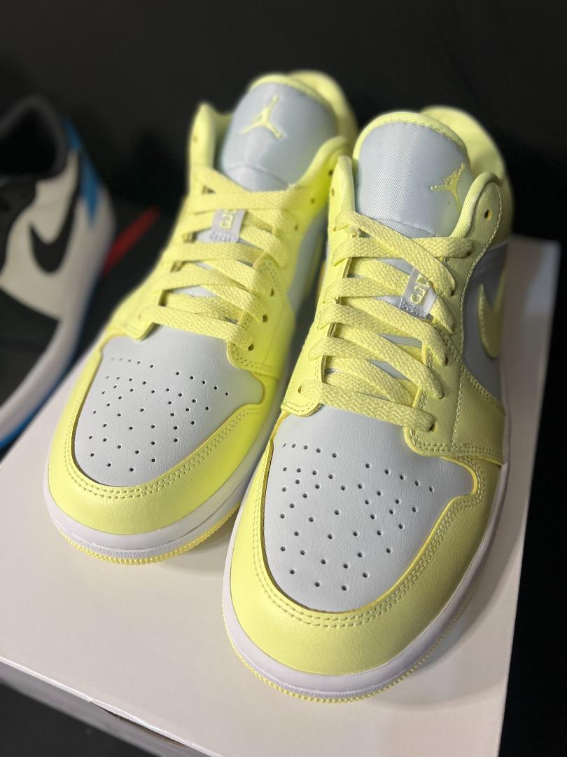 JORDAN 1 LOW LEMONADE, Men's Fashion, Footwear, Sneakers on Carousell