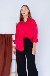 Kemeja Oversized - Pink