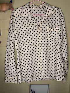 KEMEJA POLKADOT BIG SIZE