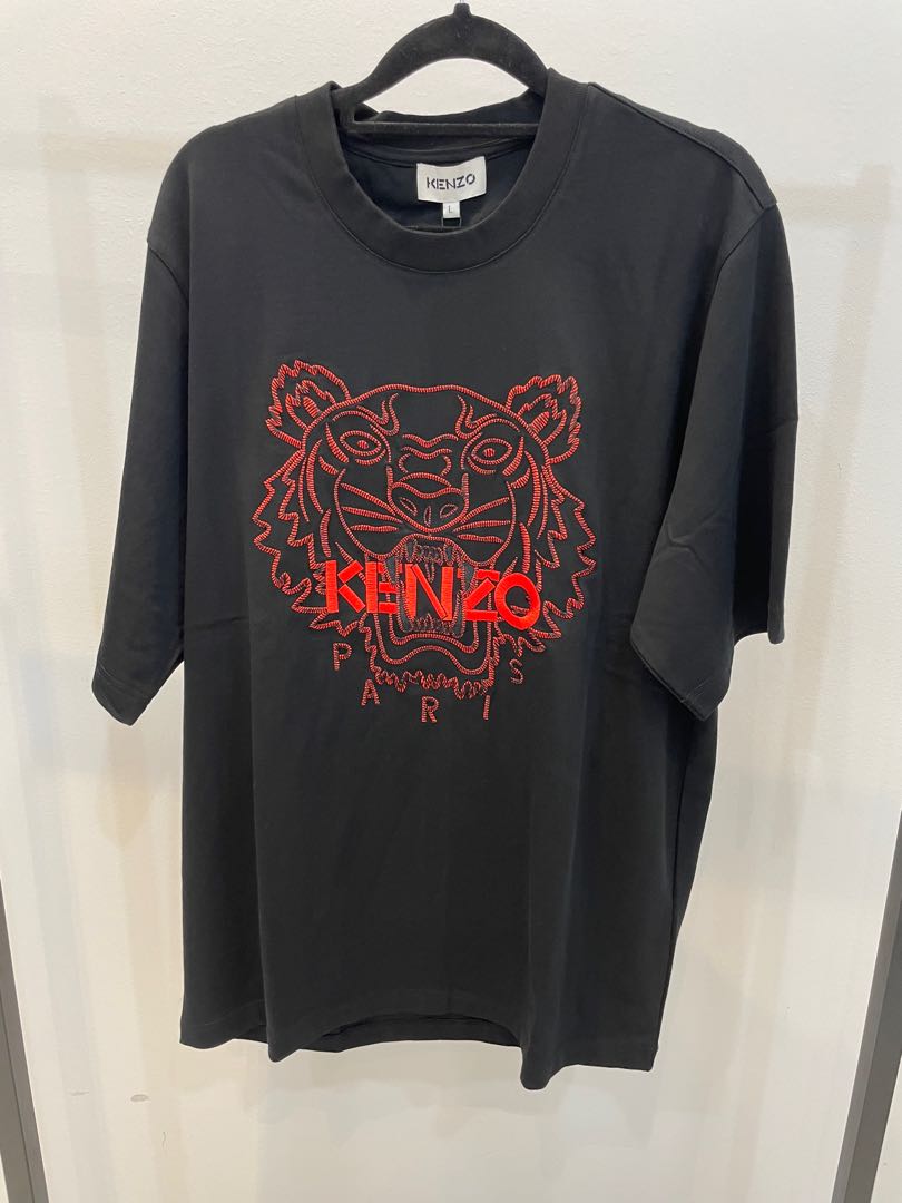 Kenzo Embroidery Red Tiger Logo