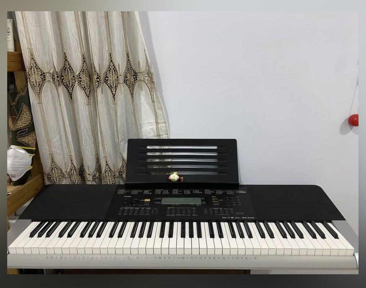 Casio wk 240 weighted deals keys