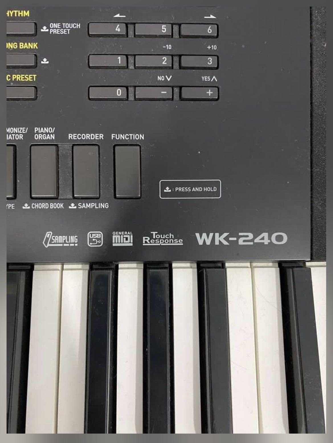 Casio wk sales 240 weighted keys