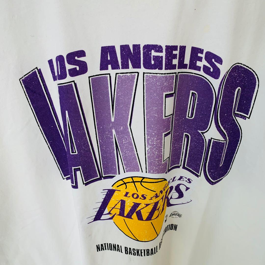 NBA Arch Wordmark LA Lakers Oversized T-Shirt D01_449