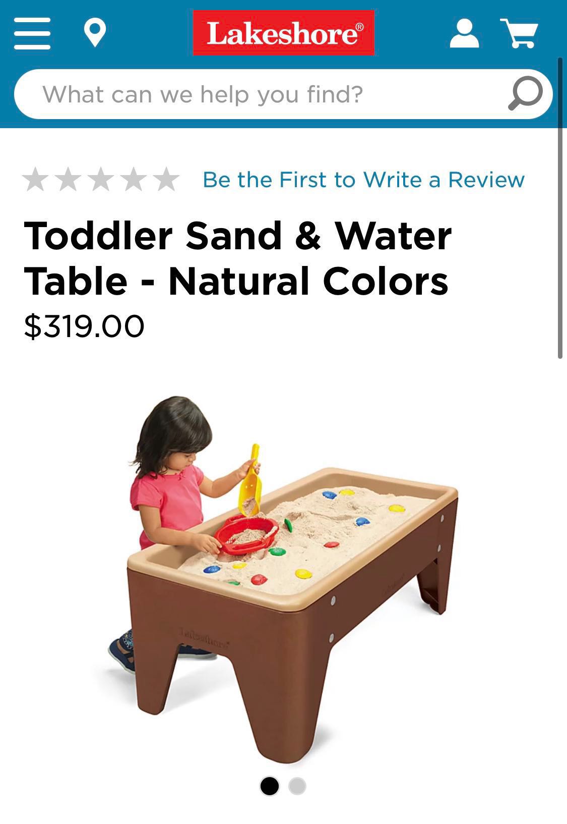 Lakeshore Sand & Water play table, Babies & Kids, Baby Nursery & Kids