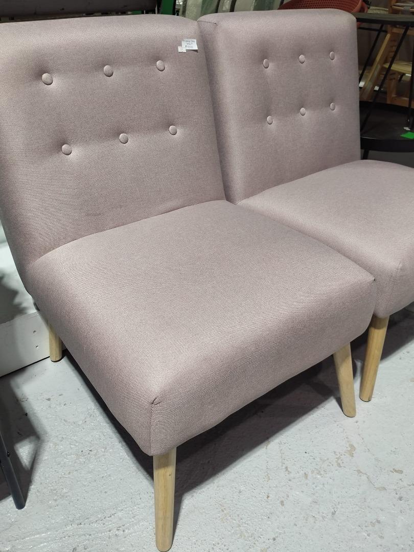 Lexi Lounge Chair Pink, Furniture & Home Living, Furniture, Chairs on