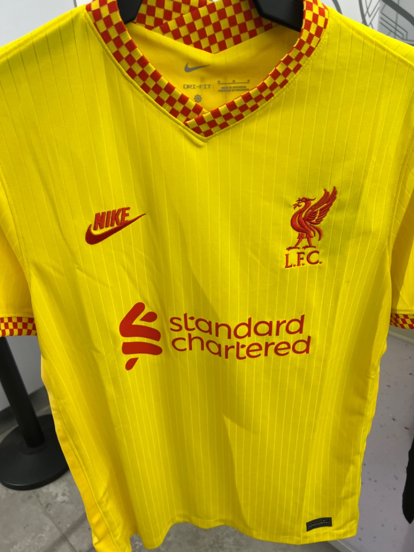 Liverpool authentic 2022 football jersey, Sports Equipment, Other ...