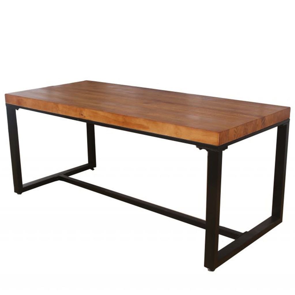 LOFT HOME Solid Wood Dining Table, Furniture & Home Living, Furniture