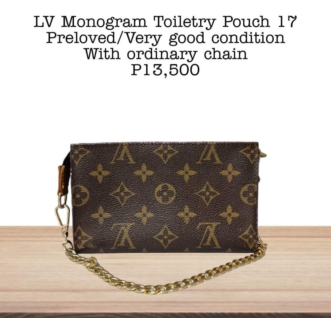 Vintage Louis Vuitton LV monogram toiletry bag, Luxury, Bags & Wallets on  Carousell