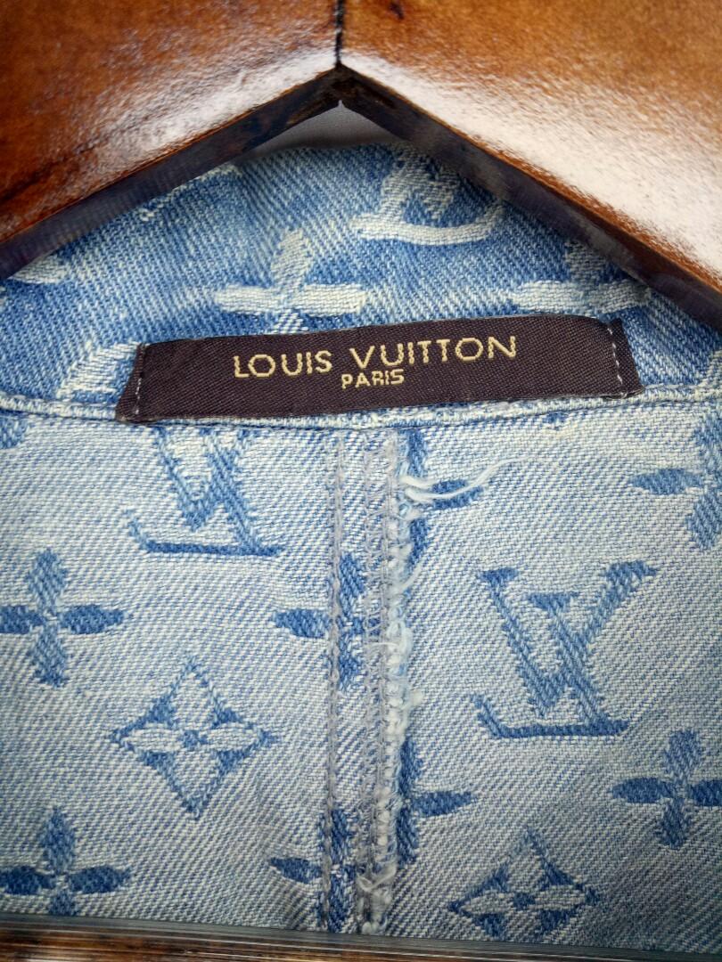 Louis Vuitton x Supreme Denim Jean Jacket, Men's Fashion, Coats