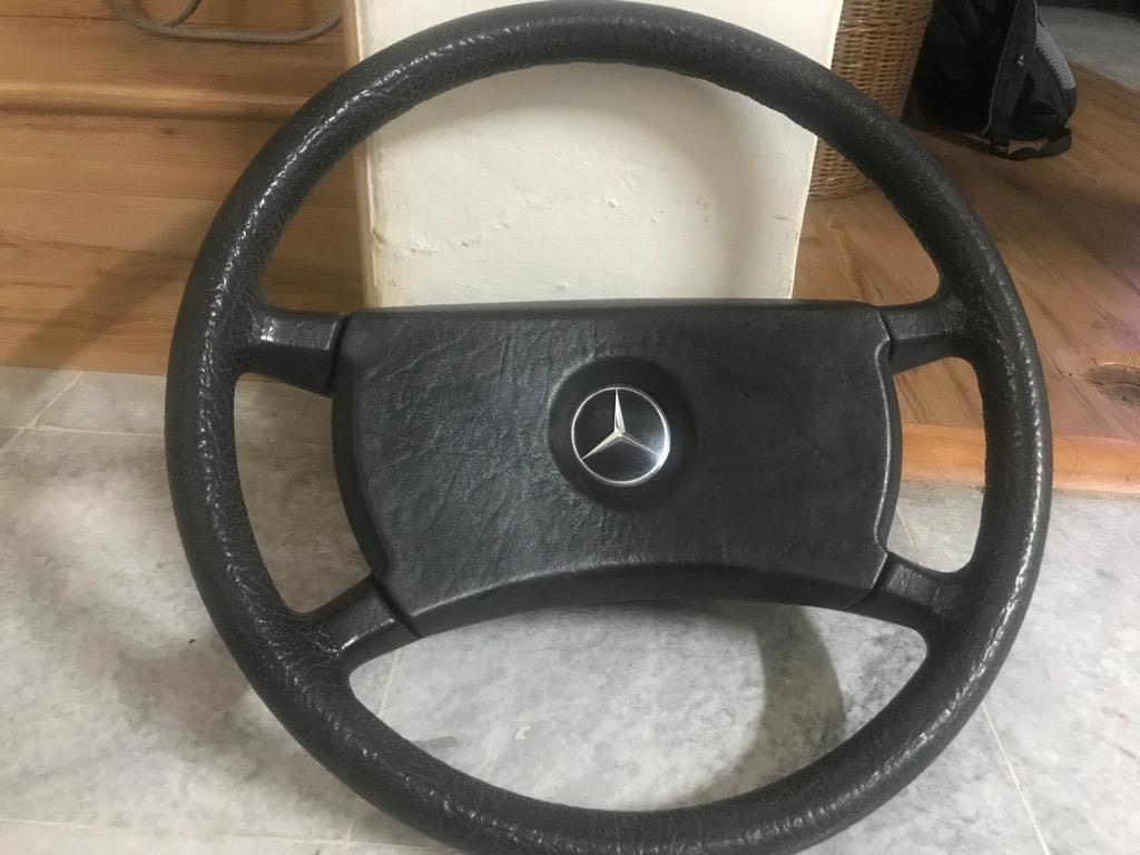 Mercedes W124 leather steering Auto Accessories on Carousell