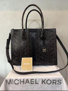 MICHAEL KORS Mercer Large Snakeskin (Limited Edition)