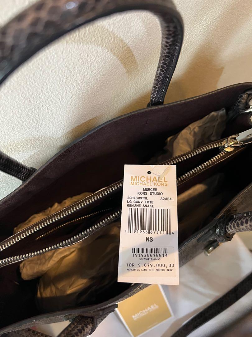 MICHAEL KORS Mercer Large Snakeskin Limited Edition Barang