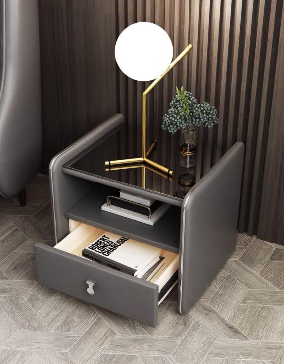 Modern Bedside Table x2 (price is for a set of 2), Furniture & Home
