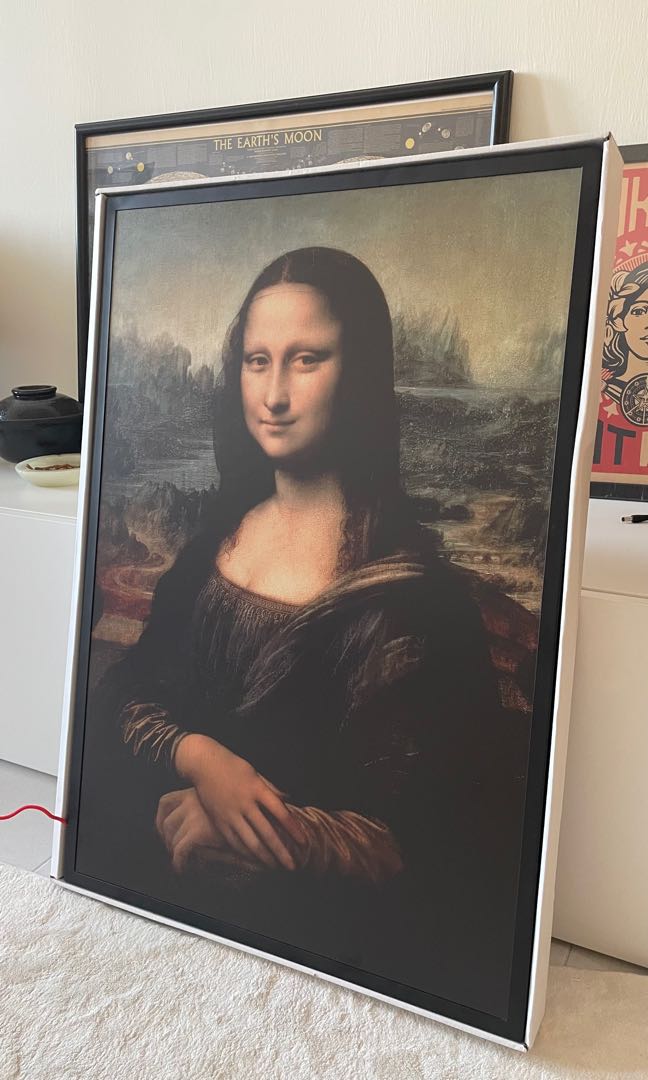 Ikea X Virgil Abloh MARKERAD Mona Lisa off white tablou Bucuresti Sectorul  3 •