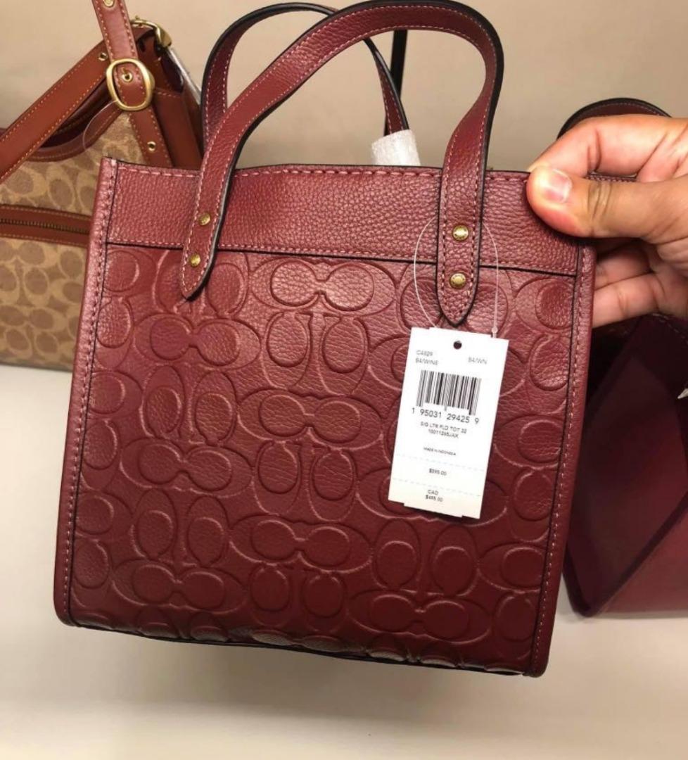 Coach monogram 2025 leather bags