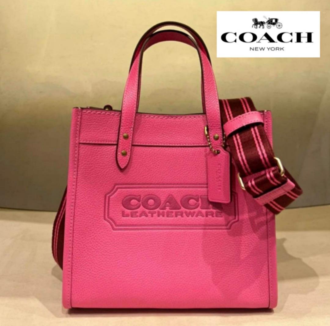 Coach Tote Pink 10/10, Luxury, Bags & Wallets on Carousell