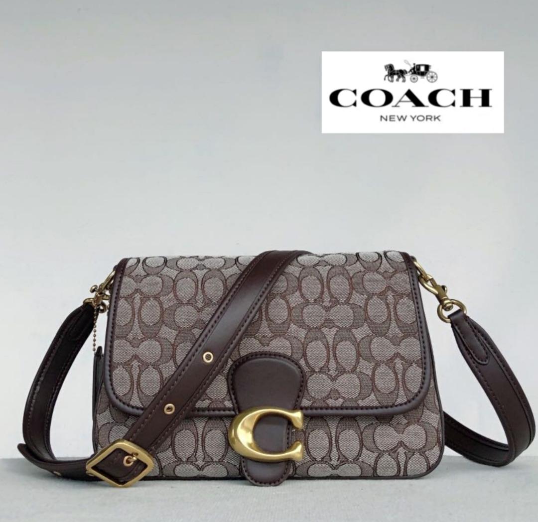 Coach, Bags, Coach Accordion Zip Wallet Jacquard Oak Maple