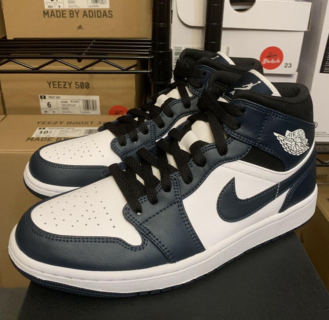 jordan 1 navy blue and white