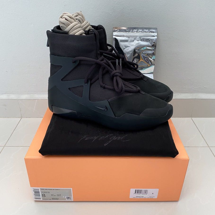 Nike Fear Of God 1 Triple Black, Men's 