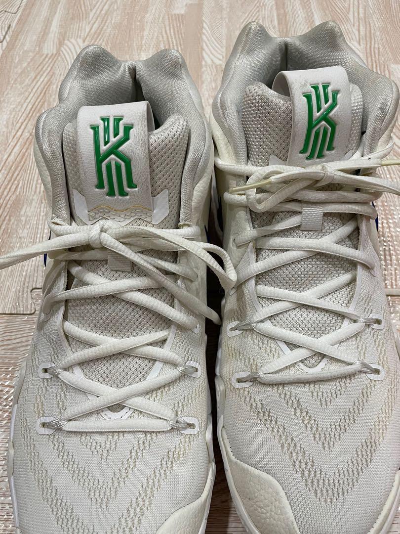 Kyrie shoes discount white and green