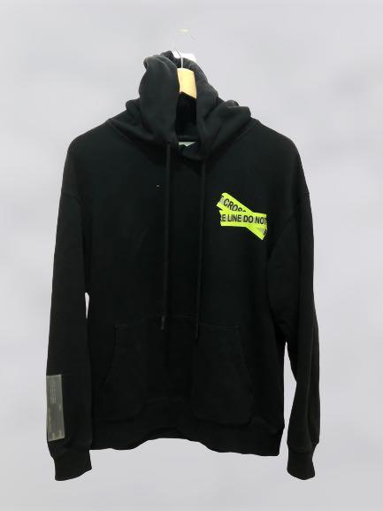 OFF WHITE CAUTION TAPE HOODIE