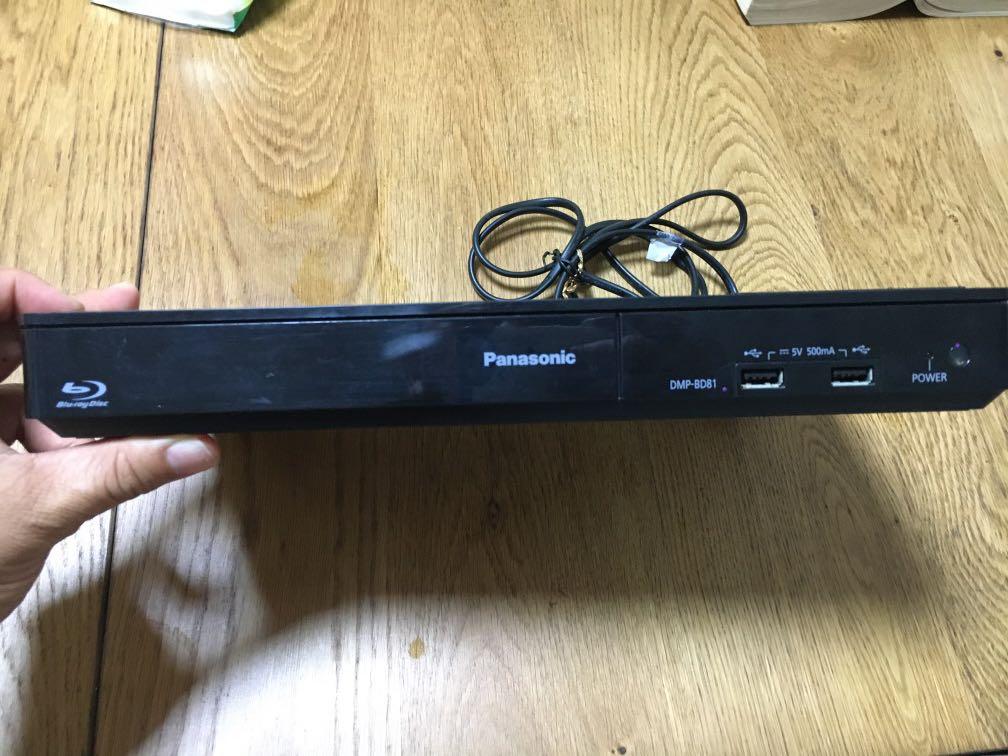 Panasonic blu ray DVD player with YouTube and Lan function, TV & Home