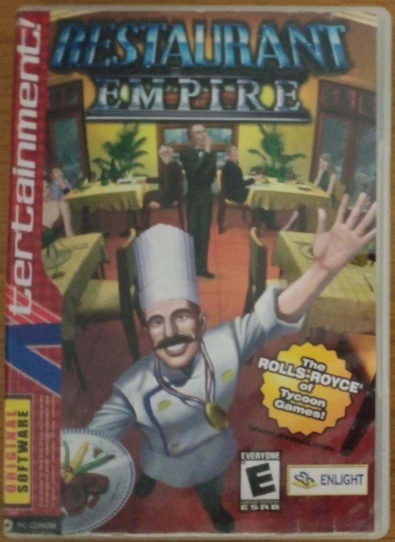 PC CD ROM Game - Restaurant Empire, Hobbies & Toys, Music & Media, CDs &  DVDs on Carousell