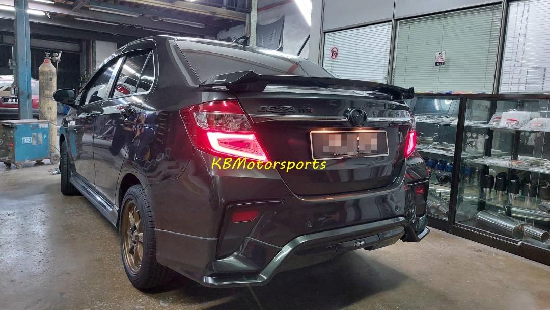 Perodua Bezza gear up bodykit with logo & day light, Auto Accessories