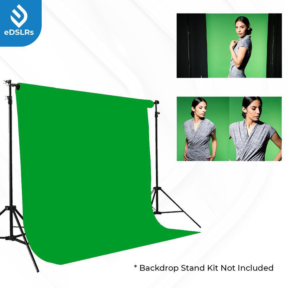 Photography Studio Backdrop Paper 2.7m x 11m Green White, Photography