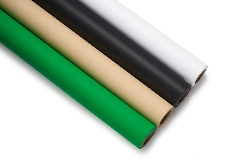 Photography Studio Backdrop Paper 2.7m x 11m Green White, Photography