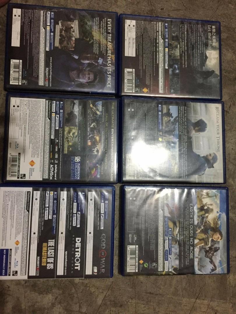 PlayStation 4 games (Category: PlayStation) located in Manila. Submitted by ajrdimaporo2021 (Listing ID 1177807983, Image 2). Description: for sale Slikely use. used code . 500 each accept shipping buyer expense kayo na magbook ng rider chat if interested ..