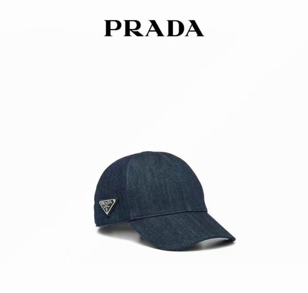 Prada Denim Baseball Cap Cowboy Hat Sun Hat M 57-58cm, Women's Fashion,  Watches & Accessories, Hats & Beanies on Carousell