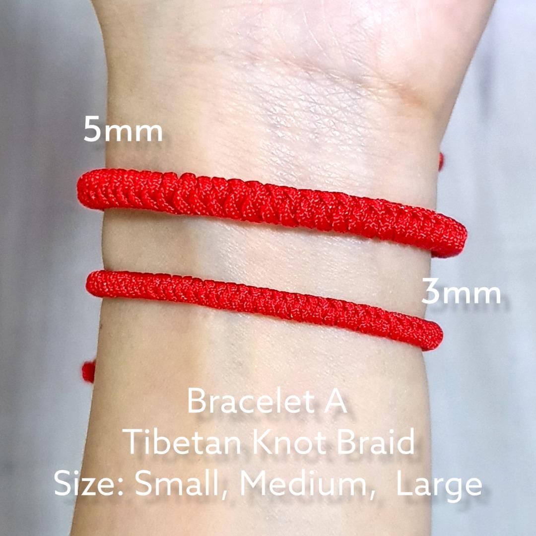 Red string bracelet good luck on sale