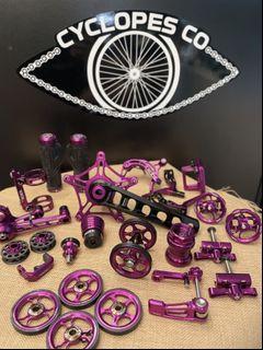 Purple Ridea Accessories for Brompton