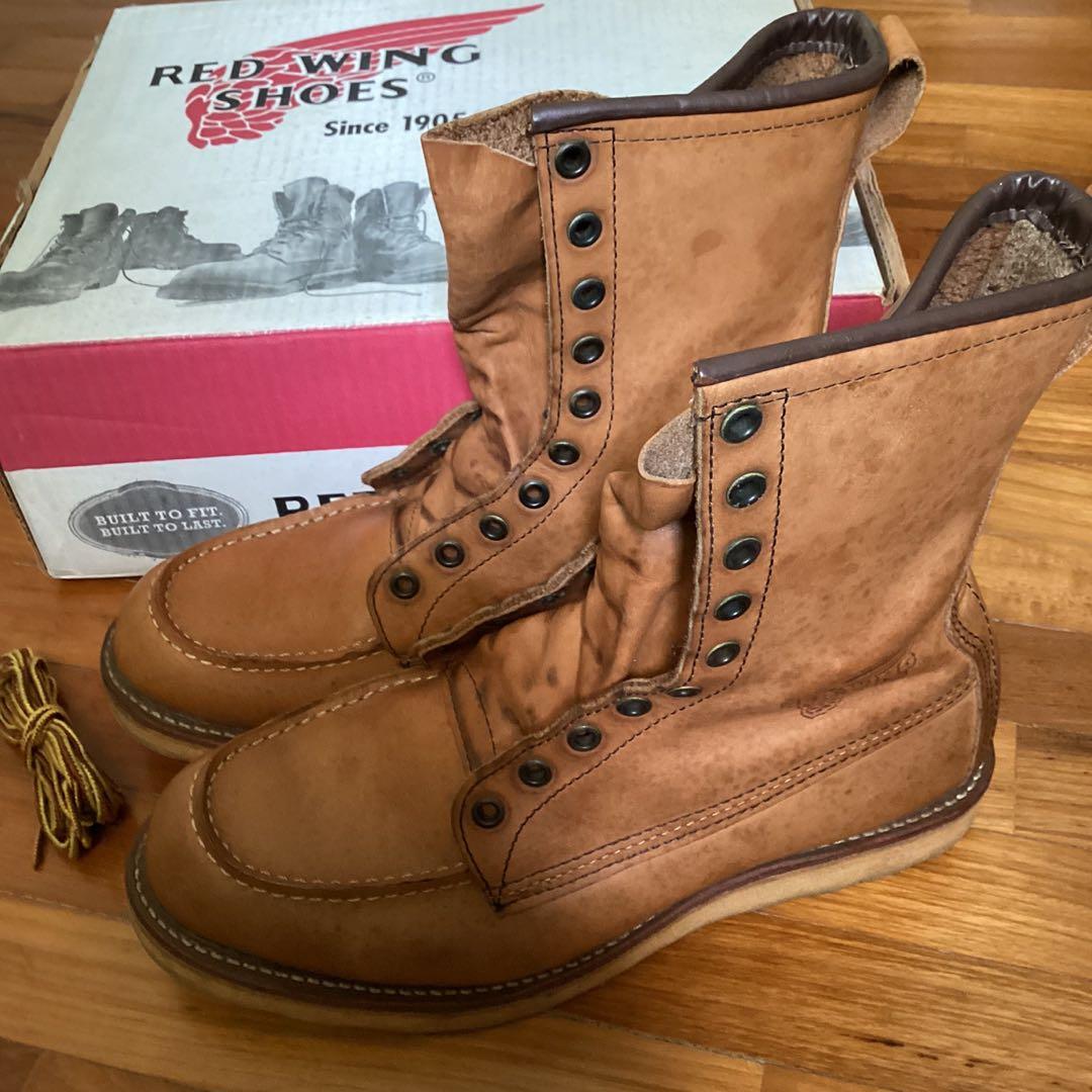 Red Wing Irish Setter 877 Moc Toe Boots, Men's Fashion, Footwear