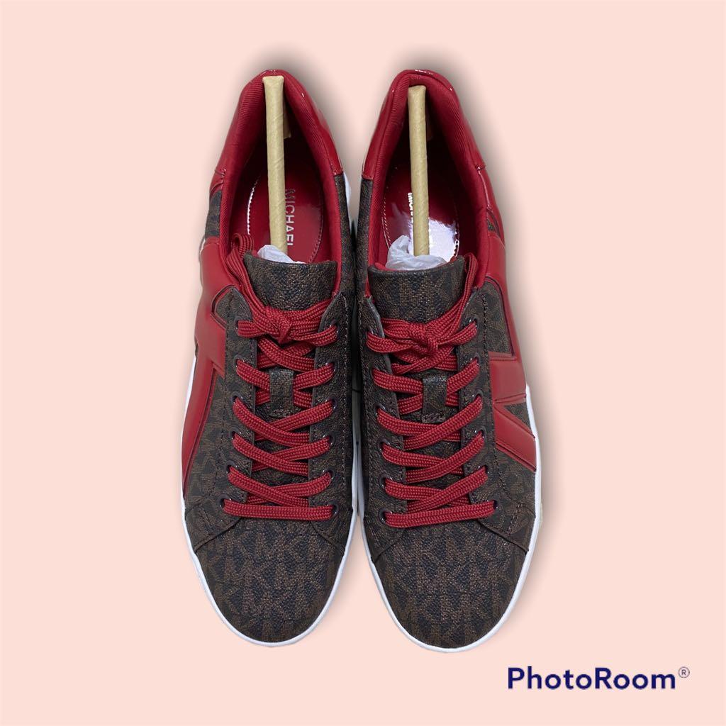 Michael kors sneakers womens red discount