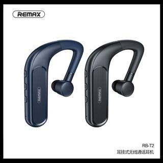 REMAX RB-T2 Wireless V5.0 Earhook Headset For Calls & Music 180° Rotary Earpiece With Small Touch Control