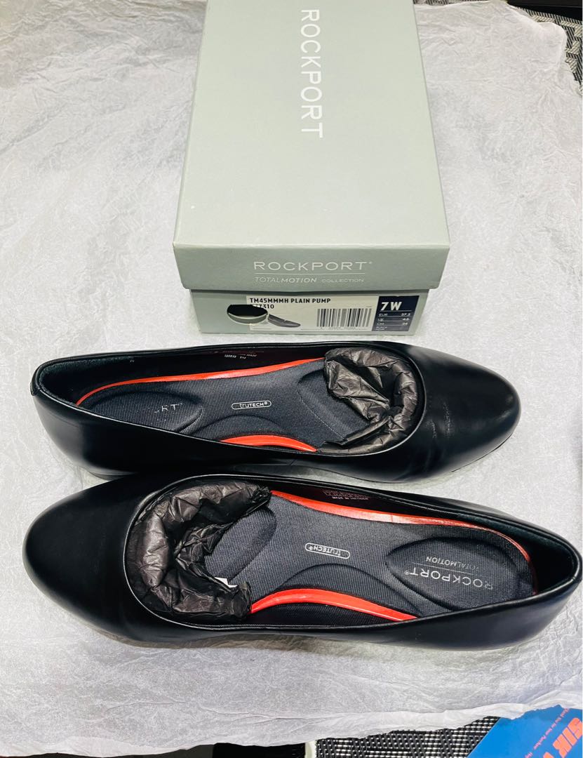 Rockport PLAIN PUMP BLACK GENUINE LEATHER Women s Fashion