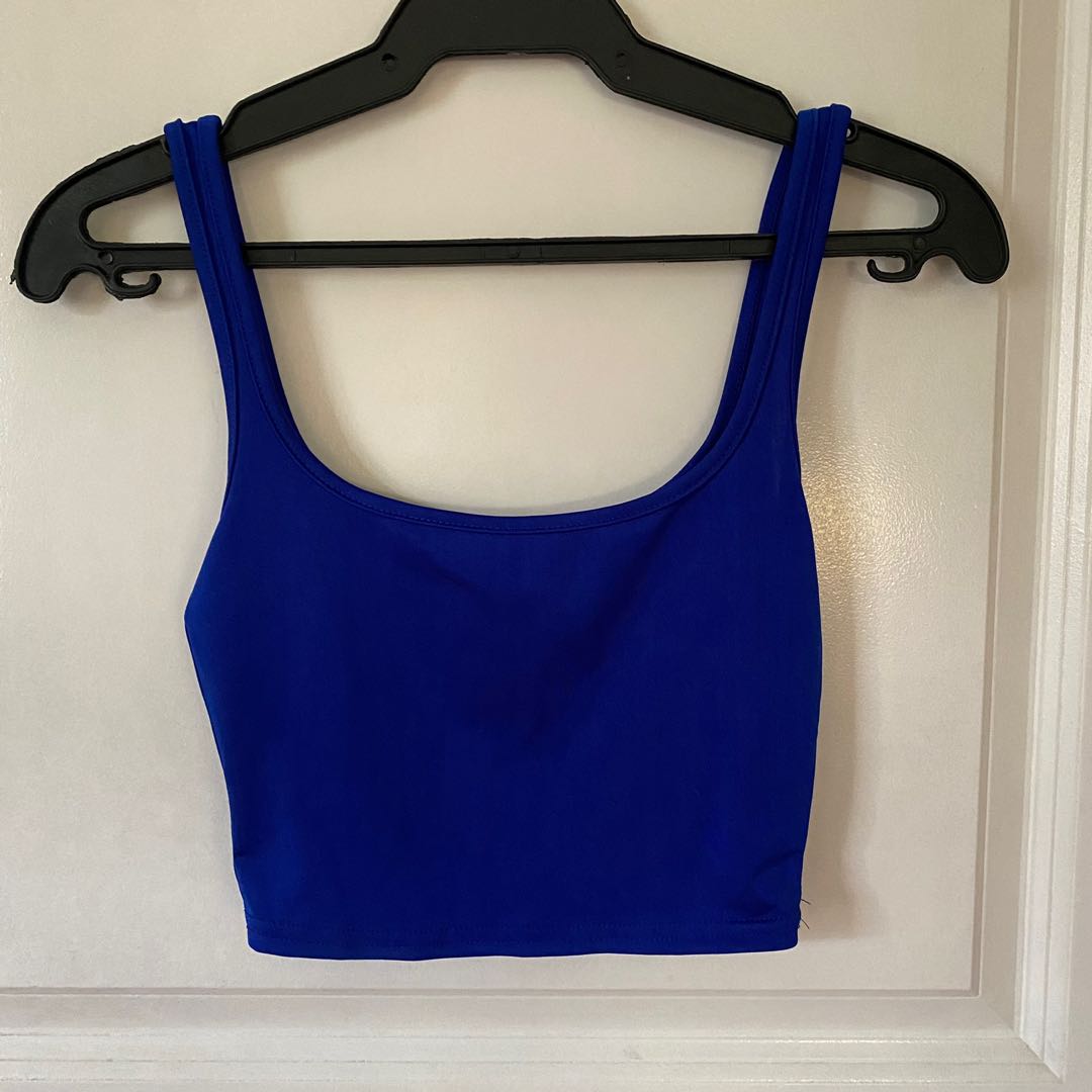 Royal Blue Tank Top, Women's Fashion, Tops, Sleeveless on Carousell