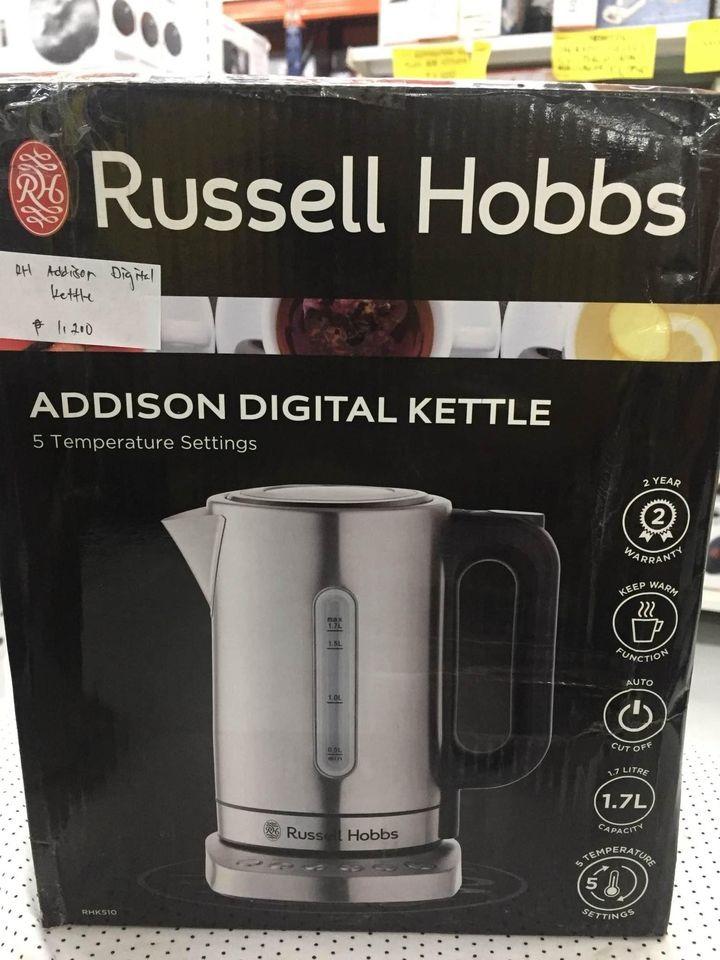 Russell Hobbs Addison Digital Kettle, TV & Home Appliances, Kitchen