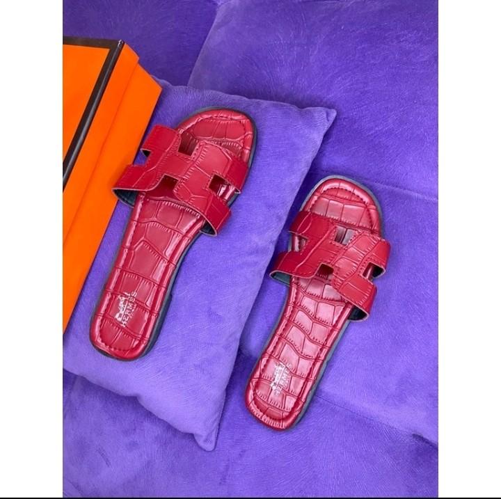 Sandal Teplek Croco Hermes Fesyen Wanita Sepatu di Carousell