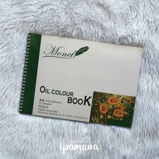 SEALED Monet Oil Color Book Pad