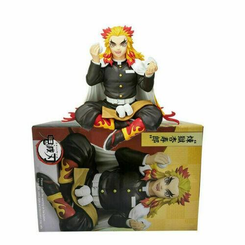 KIMETSU NO YAIBA DEMON SLAYER KYOJURO RENGOKU ONIGIRI SITTING FIGURE,  Hobbies & Toys, Toys & Games on Carousell