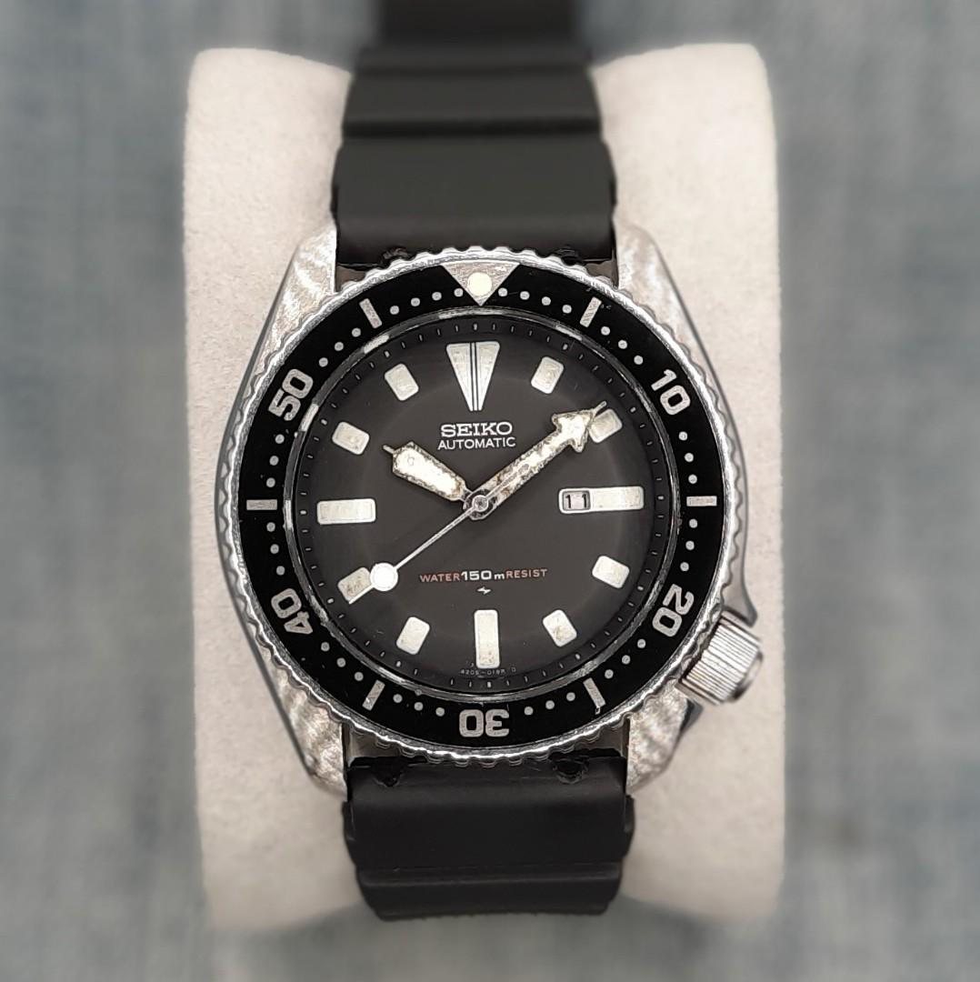 Seiko 4205-0150 Diver's 150 Meters Resist Automatic Watch, Men's Fashion,  Watches & Accessories, Watches on Carousell